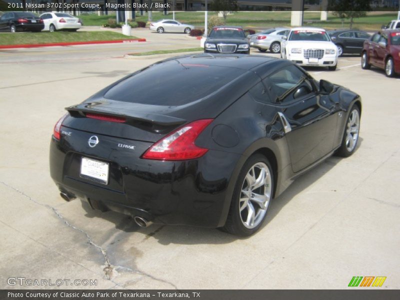 Magnetic Black / Black 2011 Nissan 370Z Sport Coupe