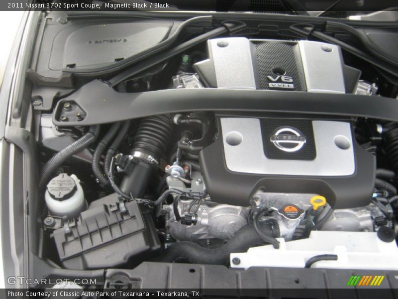 Magnetic Black / Black 2011 Nissan 370Z Sport Coupe