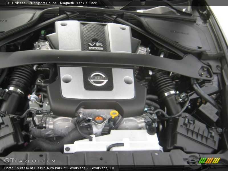Magnetic Black / Black 2011 Nissan 370Z Sport Coupe