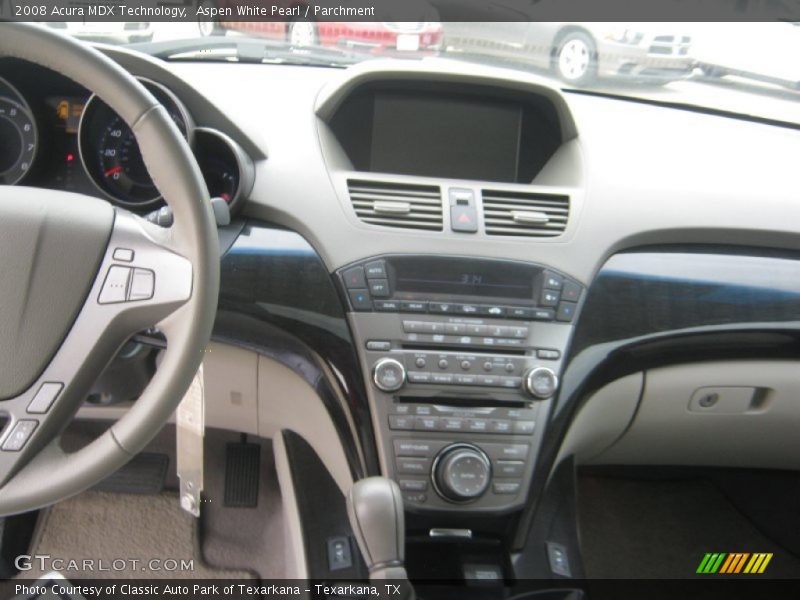 Aspen White Pearl / Parchment 2008 Acura MDX Technology