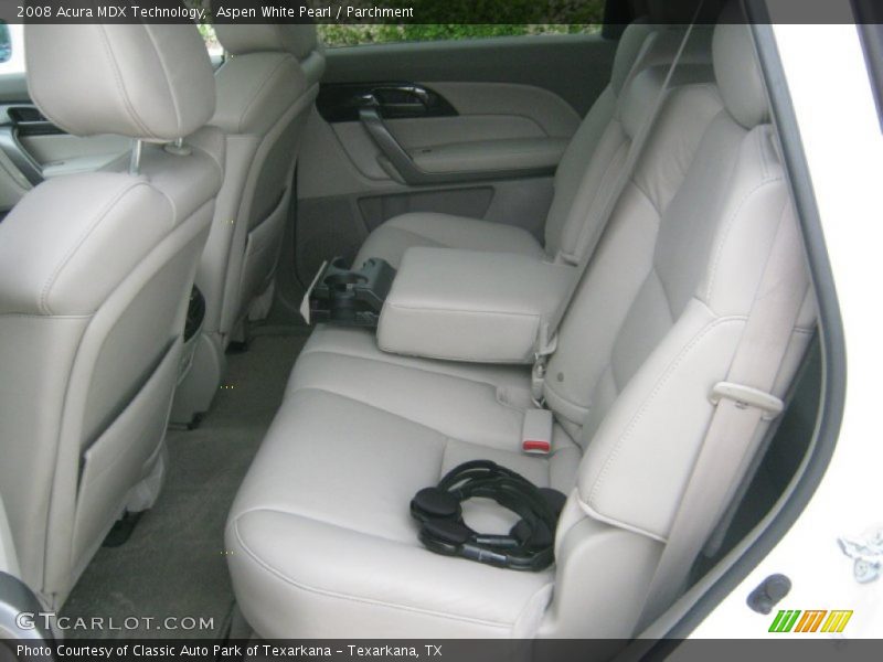Aspen White Pearl / Parchment 2008 Acura MDX Technology