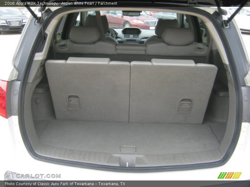 Aspen White Pearl / Parchment 2008 Acura MDX Technology