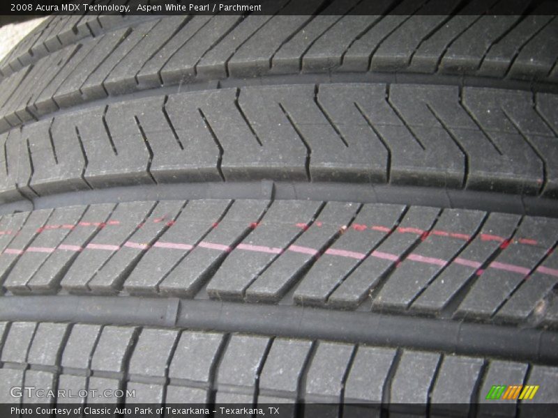 Aspen White Pearl / Parchment 2008 Acura MDX Technology