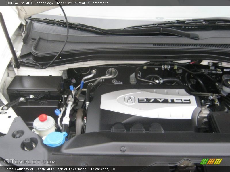 Aspen White Pearl / Parchment 2008 Acura MDX Technology