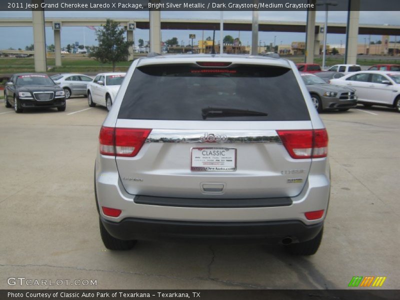 Bright Silver Metallic / Dark Graystone/Medium Graystone 2011 Jeep Grand Cherokee Laredo X Package