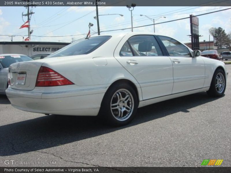 Alabaster White / Stone 2005 Mercedes-Benz S 430 Sedan