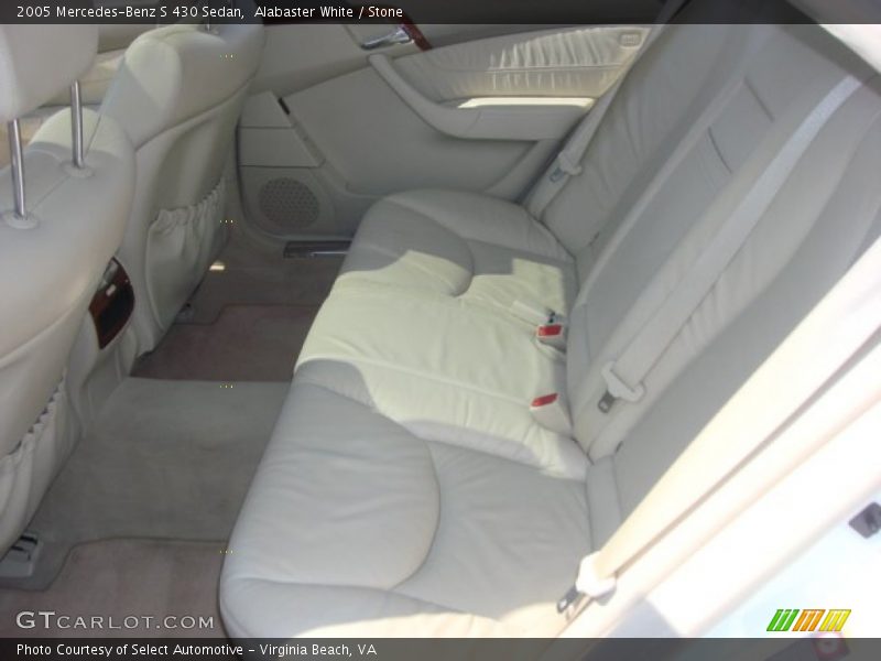 Alabaster White / Stone 2005 Mercedes-Benz S 430 Sedan