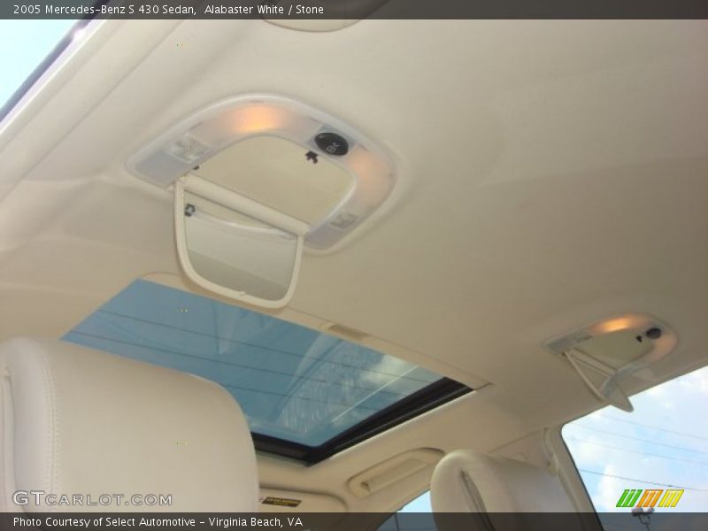Alabaster White / Stone 2005 Mercedes-Benz S 430 Sedan