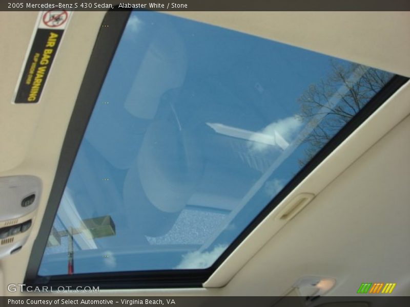 Alabaster White / Stone 2005 Mercedes-Benz S 430 Sedan