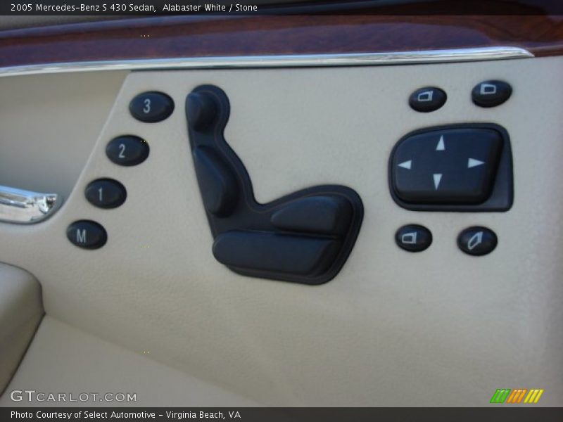 Alabaster White / Stone 2005 Mercedes-Benz S 430 Sedan