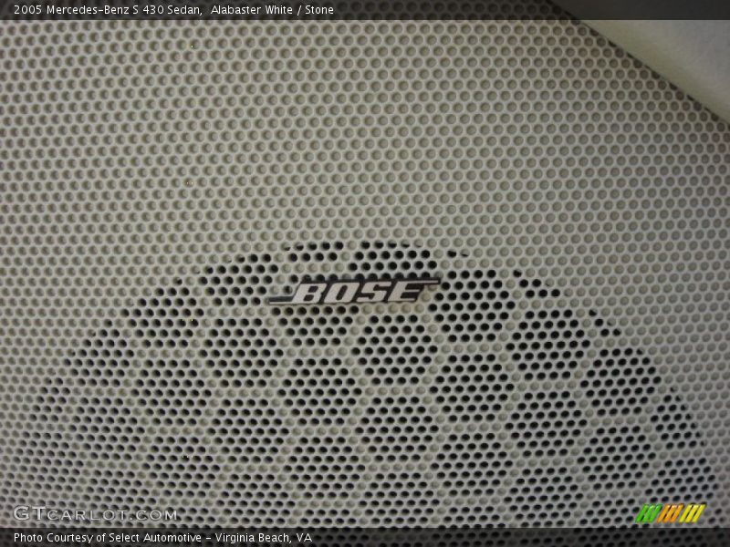 Alabaster White / Stone 2005 Mercedes-Benz S 430 Sedan