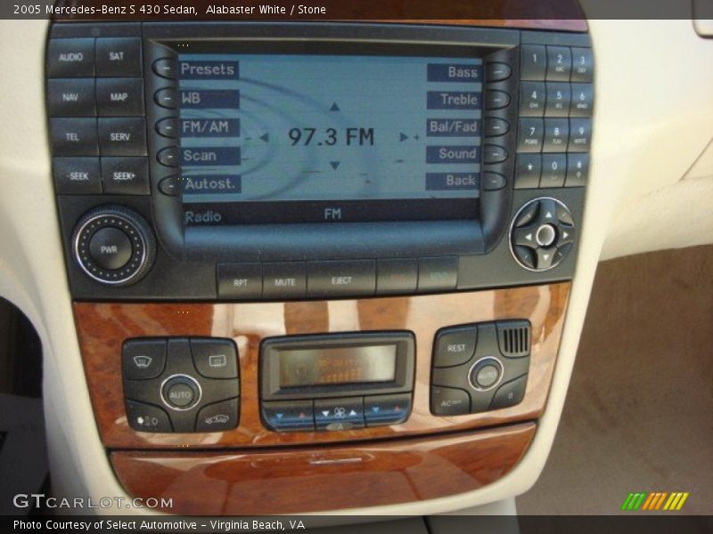 Alabaster White / Stone 2005 Mercedes-Benz S 430 Sedan