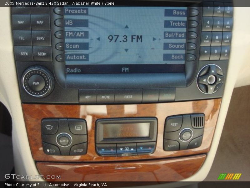 Alabaster White / Stone 2005 Mercedes-Benz S 430 Sedan