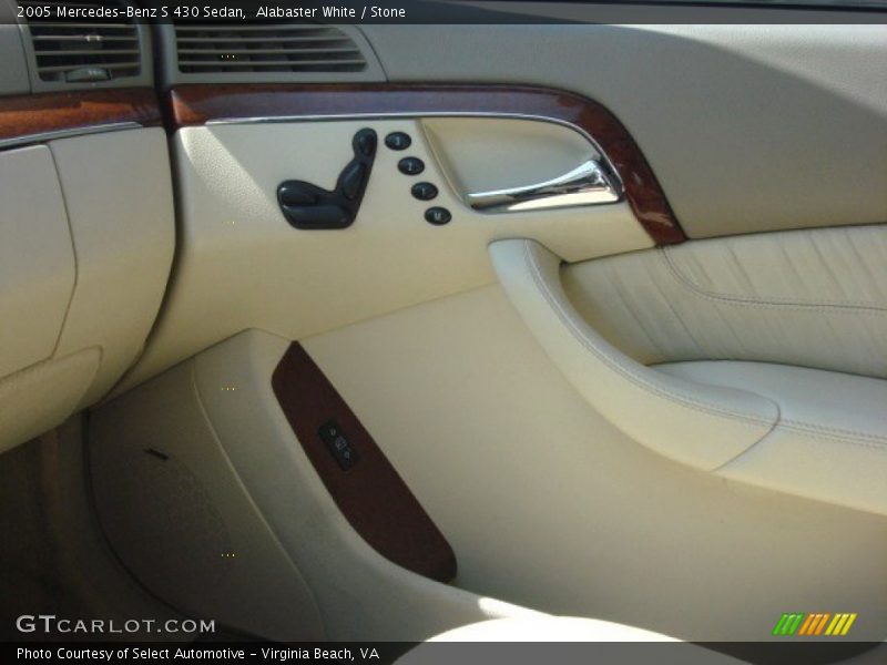 Alabaster White / Stone 2005 Mercedes-Benz S 430 Sedan