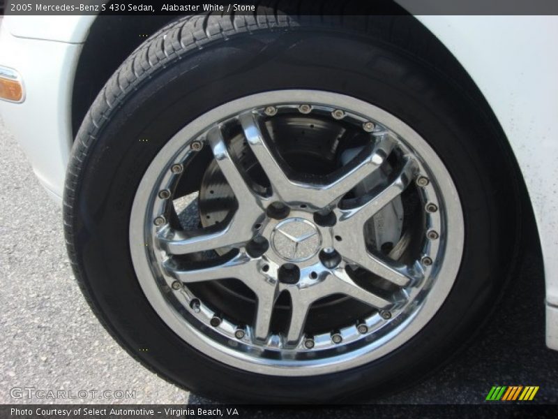 Alabaster White / Stone 2005 Mercedes-Benz S 430 Sedan