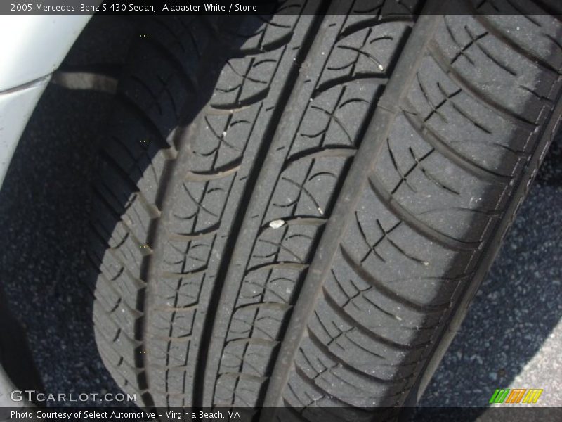 Alabaster White / Stone 2005 Mercedes-Benz S 430 Sedan