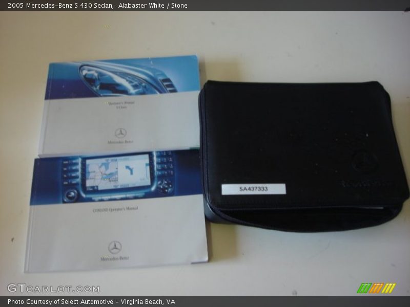 Alabaster White / Stone 2005 Mercedes-Benz S 430 Sedan