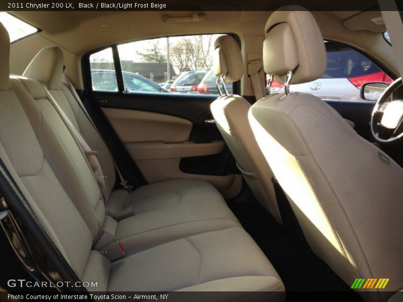 Black / Black/Light Frost Beige 2011 Chrysler 200 LX