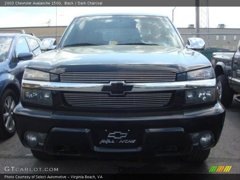 Black / Dark Charcoal 2003 Chevrolet Avalanche 1500