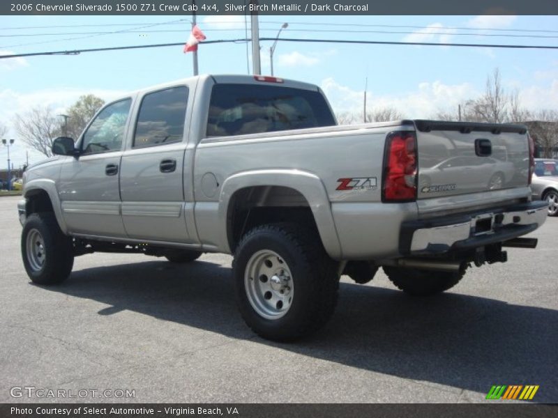 Silver Birch Metallic / Dark Charcoal 2006 Chevrolet Silverado 1500 Z71 Crew Cab 4x4