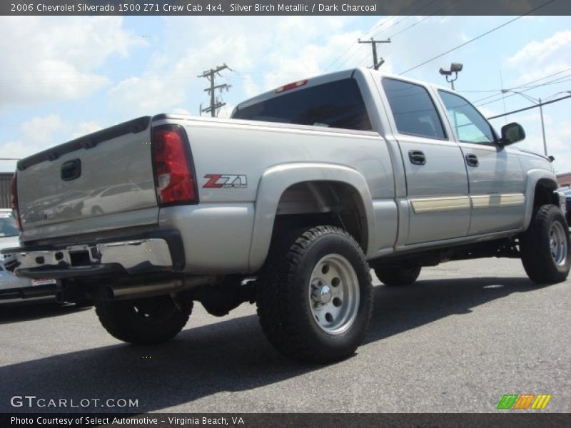 Silver Birch Metallic / Dark Charcoal 2006 Chevrolet Silverado 1500 Z71 Crew Cab 4x4