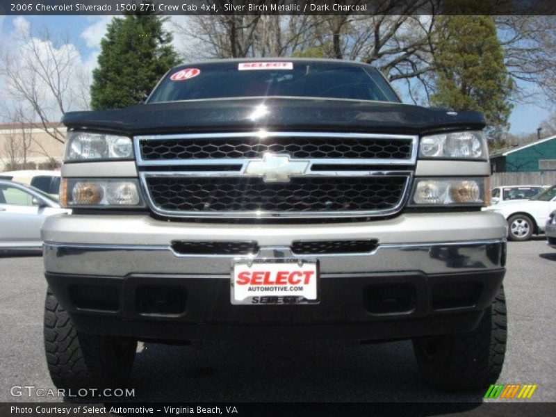 Silver Birch Metallic / Dark Charcoal 2006 Chevrolet Silverado 1500 Z71 Crew Cab 4x4