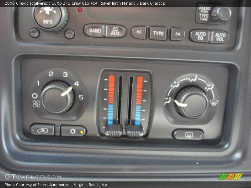 Silver Birch Metallic / Dark Charcoal 2006 Chevrolet Silverado 1500 Z71 Crew Cab 4x4