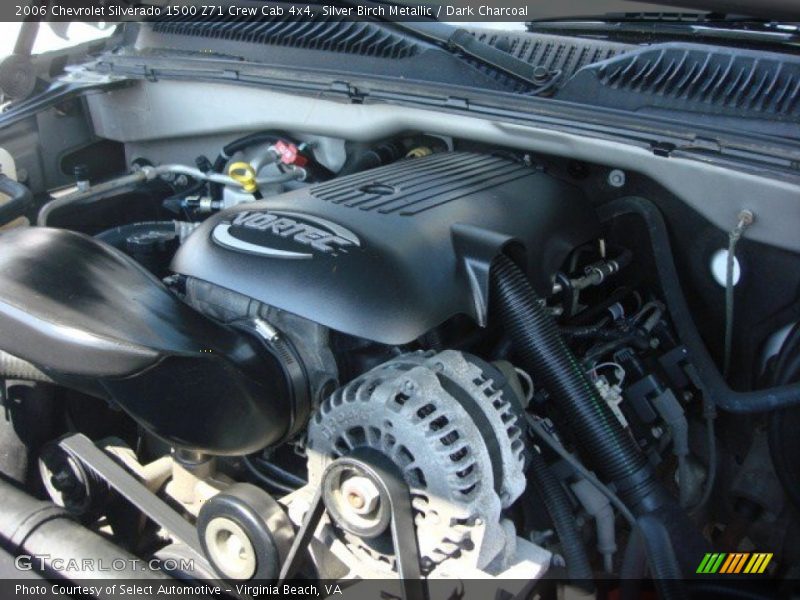 Silver Birch Metallic / Dark Charcoal 2006 Chevrolet Silverado 1500 Z71 Crew Cab 4x4