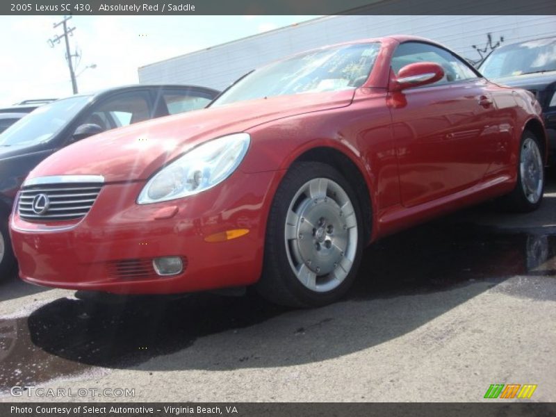 Absolutely Red / Saddle 2005 Lexus SC 430