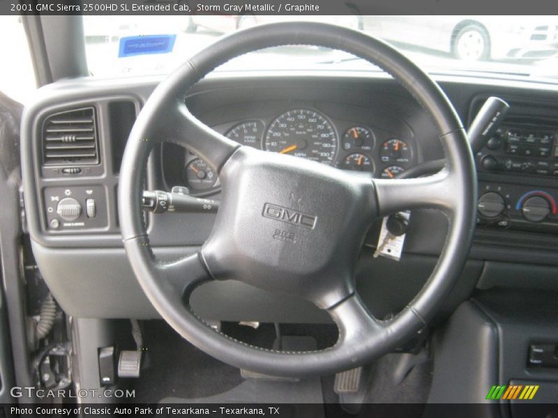  2001 Sierra 2500HD SL Extended Cab Steering Wheel