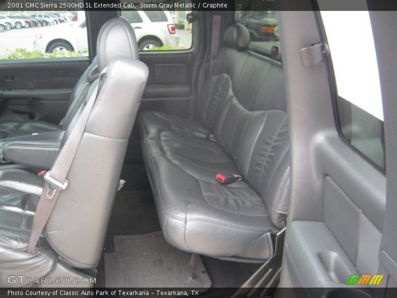 Rear Seat of 2001 Sierra 2500HD SL Extended Cab