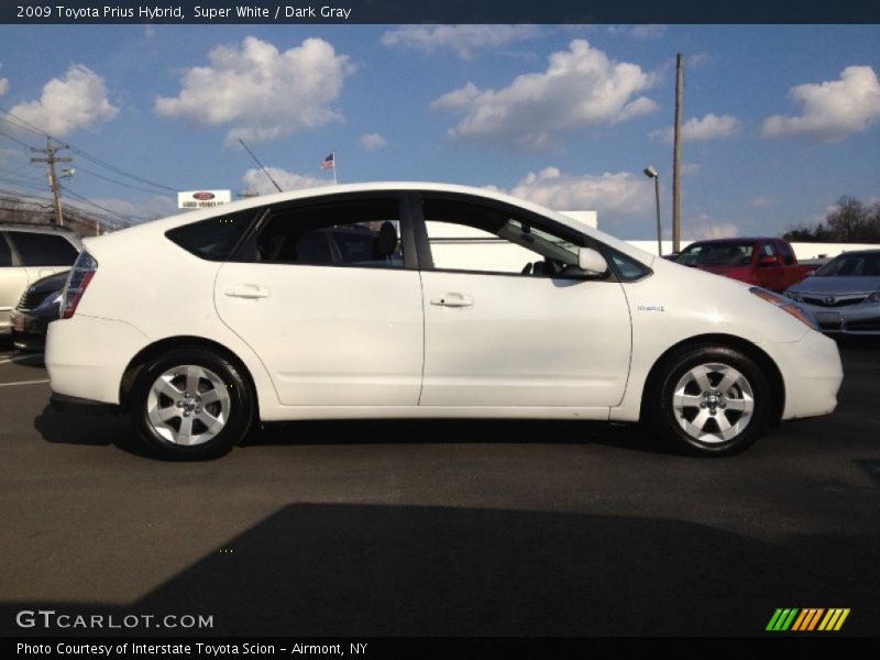 Super White / Dark Gray 2009 Toyota Prius Hybrid