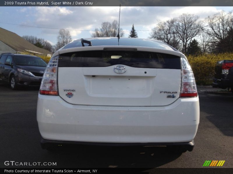 Super White / Dark Gray 2009 Toyota Prius Hybrid