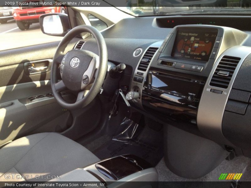 Super White / Dark Gray 2009 Toyota Prius Hybrid