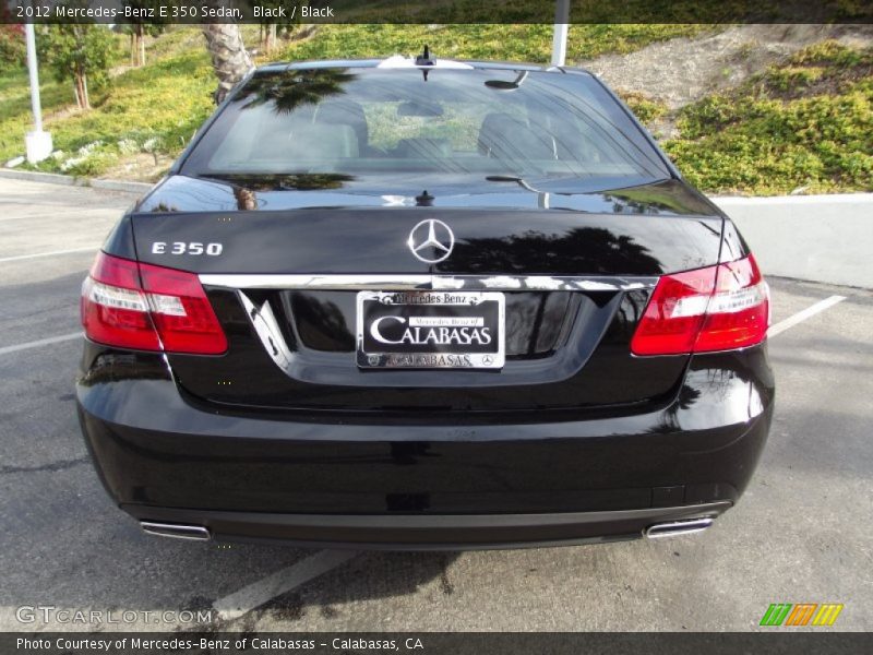 Black / Black 2012 Mercedes-Benz E 350 Sedan