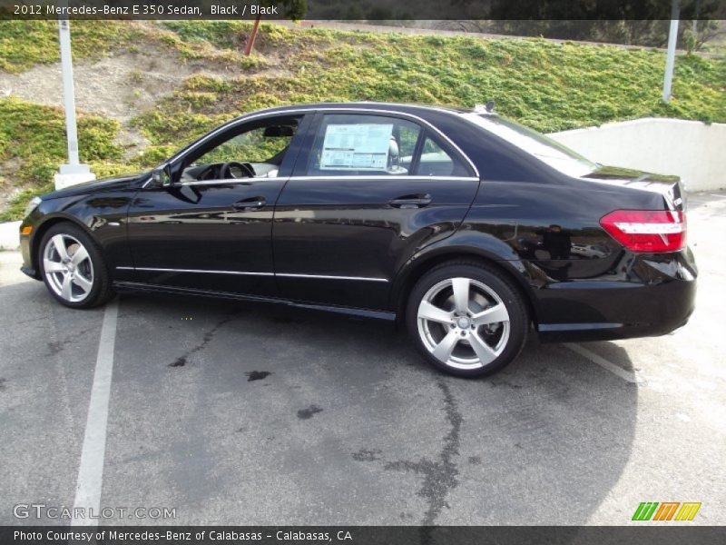Black / Black 2012 Mercedes-Benz E 350 Sedan