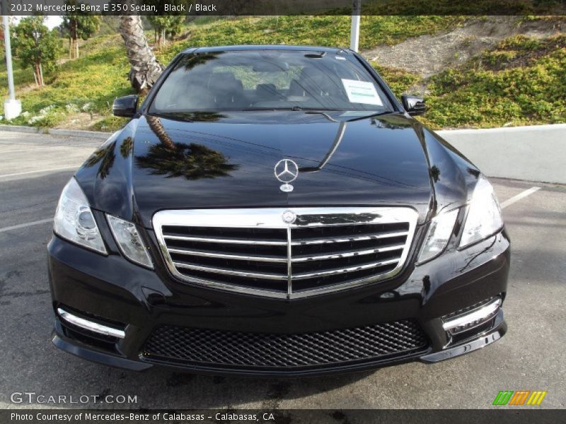 Black / Black 2012 Mercedes-Benz E 350 Sedan