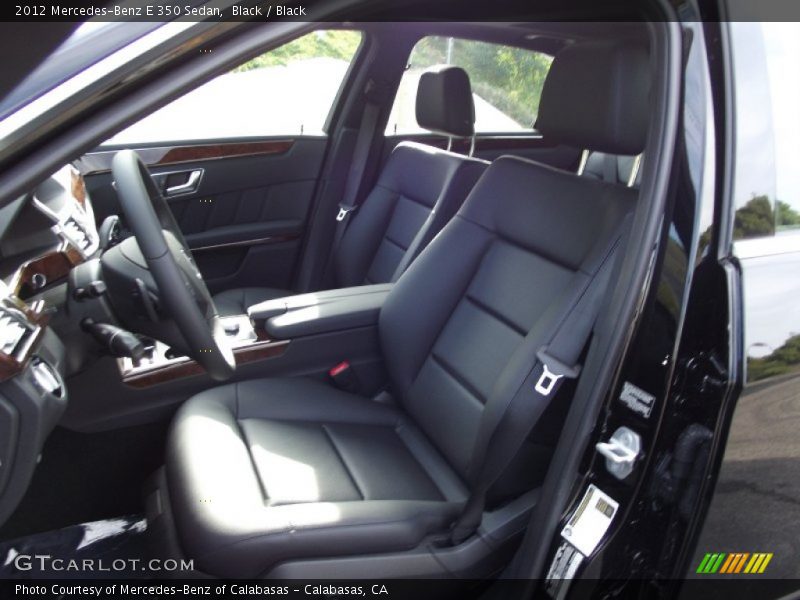 Black / Black 2012 Mercedes-Benz E 350 Sedan