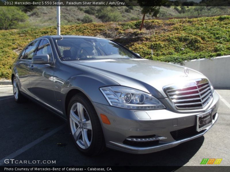 Paladium Silver Metallic / Ash/Grey 2012 Mercedes-Benz S 550 Sedan