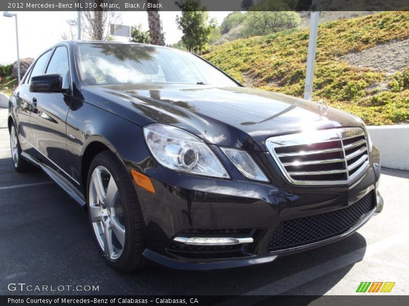 Black / Black 2012 Mercedes-Benz ML 350 4Matic