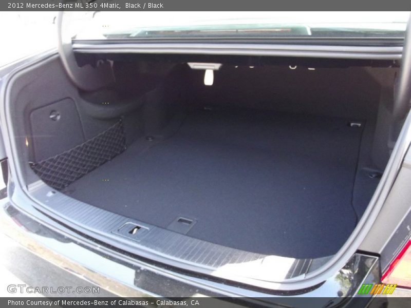 Black / Black 2012 Mercedes-Benz ML 350 4Matic