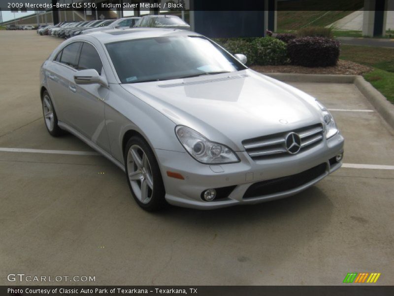 Iridium Silver Metallic / Black 2009 Mercedes-Benz CLS 550