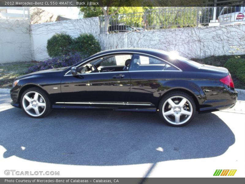 Black / Black 2012 Mercedes-Benz CL 550 4MATIC