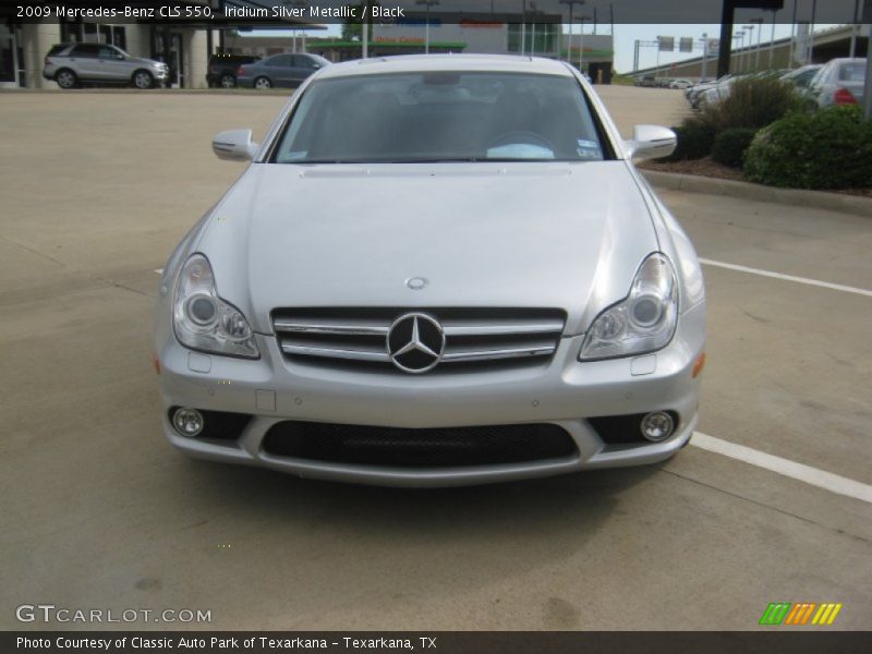 Iridium Silver Metallic / Black 2009 Mercedes-Benz CLS 550