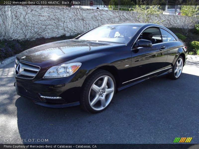 Black / Black 2012 Mercedes-Benz CL 550 4MATIC