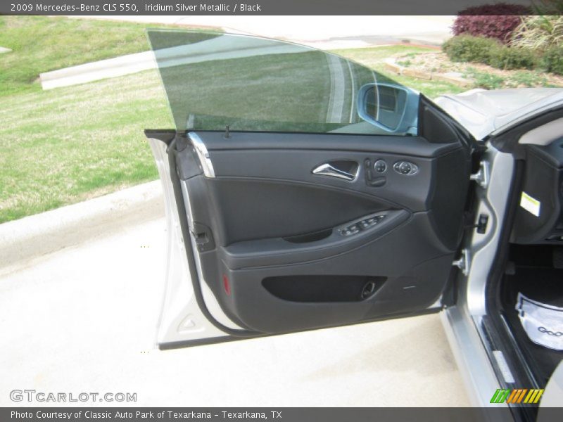 Iridium Silver Metallic / Black 2009 Mercedes-Benz CLS 550