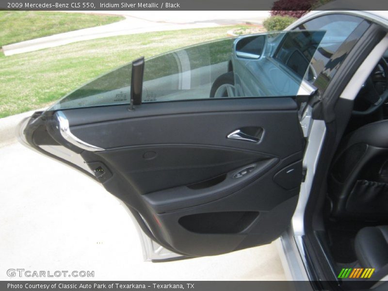 Iridium Silver Metallic / Black 2009 Mercedes-Benz CLS 550