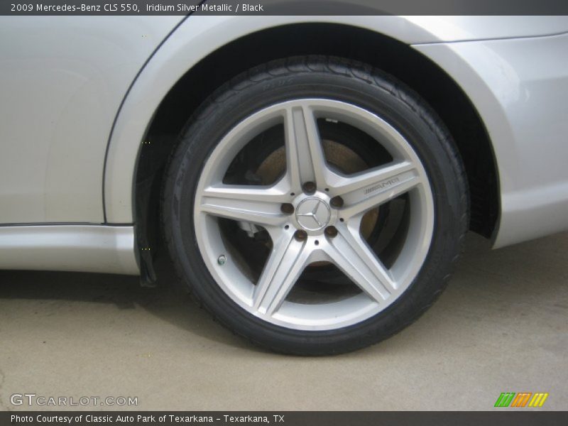 Iridium Silver Metallic / Black 2009 Mercedes-Benz CLS 550