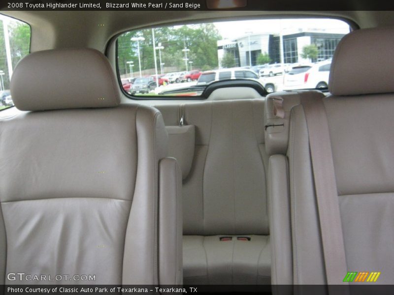 Blizzard White Pearl / Sand Beige 2008 Toyota Highlander Limited