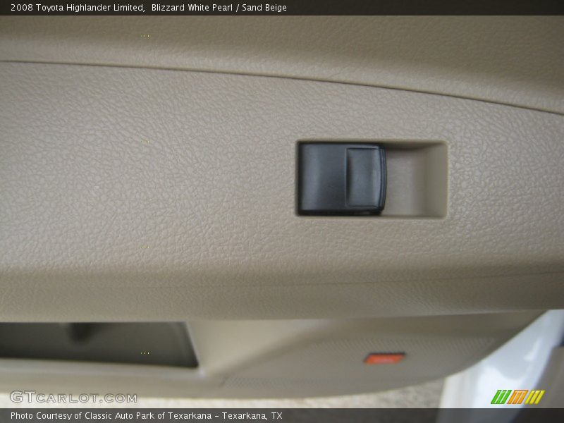 Blizzard White Pearl / Sand Beige 2008 Toyota Highlander Limited